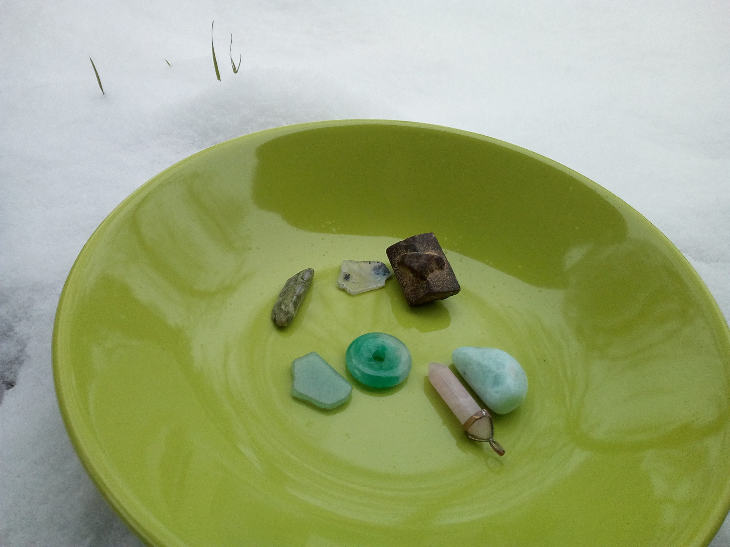 pierres, nettoyage, purification