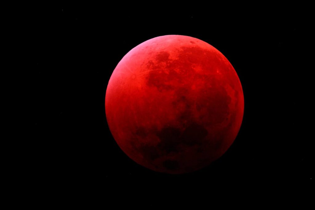 lune de sang, super lune et lune de sang
